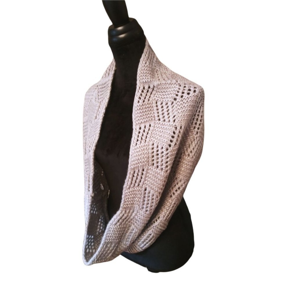 Unisex Thick Winter Knitted Infinity Circle Loop Scarf Accessory Statement Piece